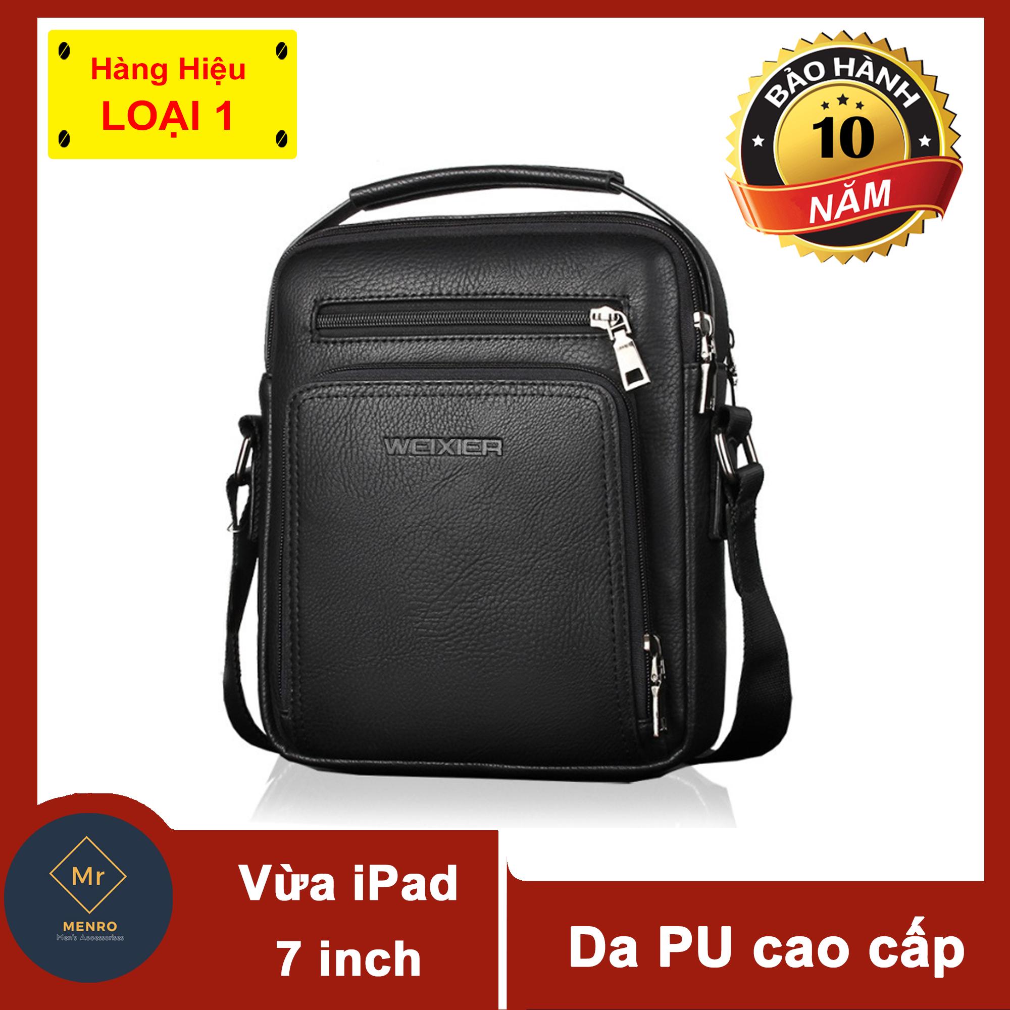 [HCM]Túi đeo chéo nam tphcm TDN48 Da cao cấp Chống trầy Chống xước Đựng laptop 14 inch