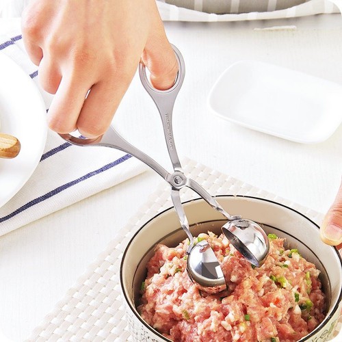[HCM]KHUÔN KẸP LÀM MỌC  CHẢ VIÊN  CÁ VIÊN  XÍU MẠI CHẤT LIỆU INOX 304 SÁNG BÓNG BỀN ĐẸP TIÊN LỢI