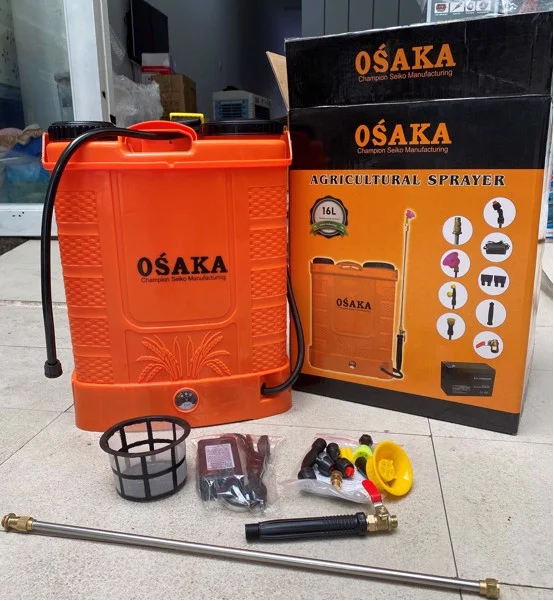 Bình xịt điện OSAKA,ORING,GOBI ,ROKET Dung tích bình nước 16-20 lít 1 BƠM BẢO HÀNH 6 THÁNG