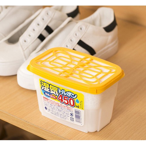 Kokubo Dehumidifier, Deodorizer & Mold Prevention Box 450ml - 100% Japanese Domestic Product
