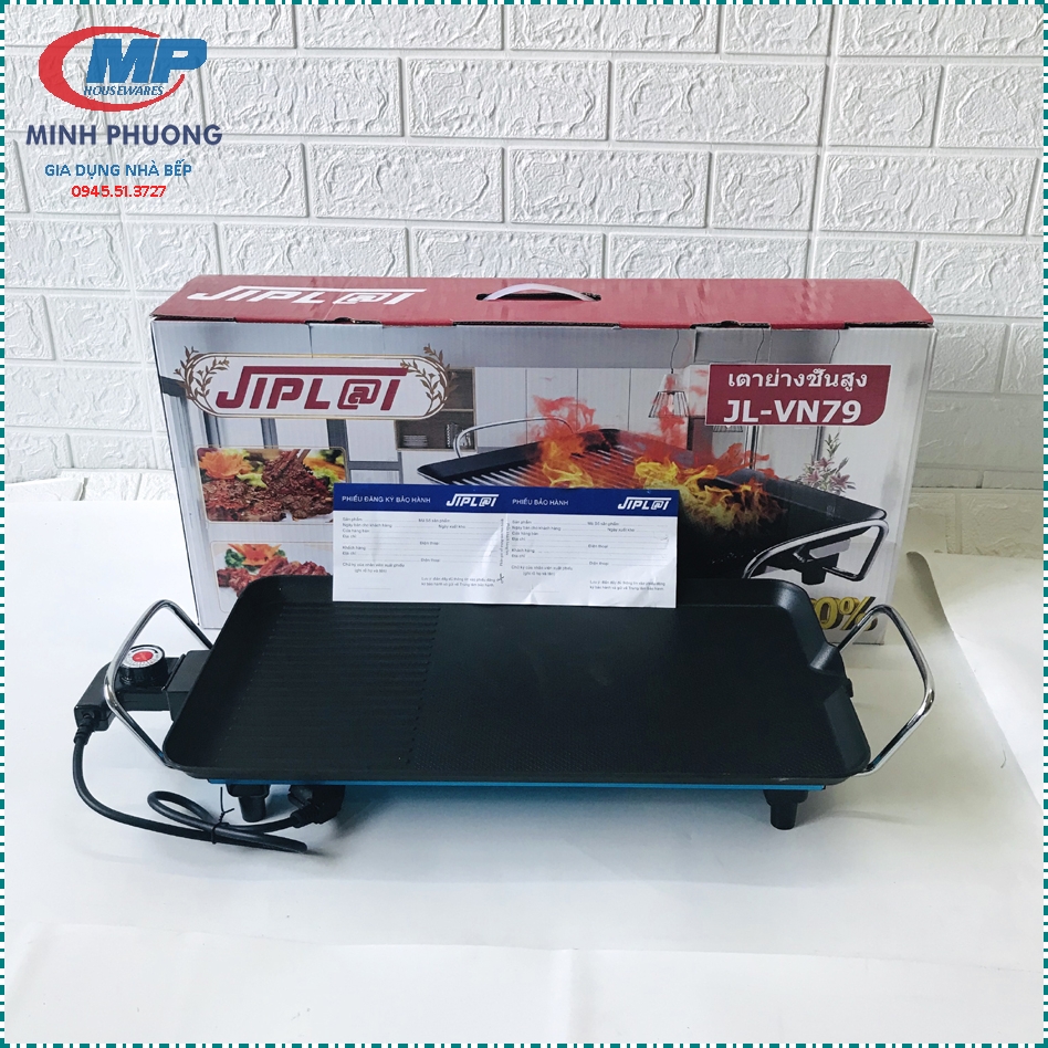 Bếp nướng vỉ nướng siêu bền jiplai tl vn79 hàng chính hãng loại to bảo hành 12 tháng