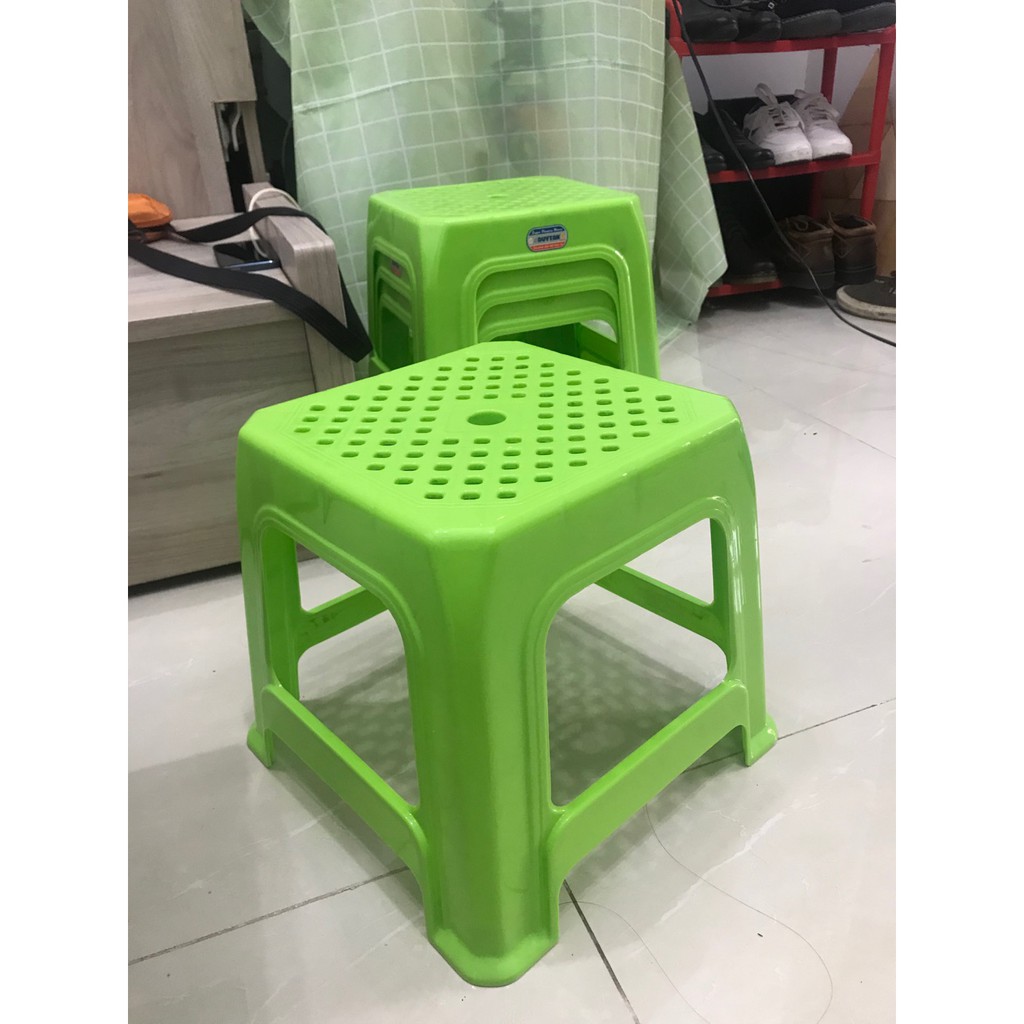 [HCM]Ghế nhựa Duy Tân lưới lùn (combo 4 cái)