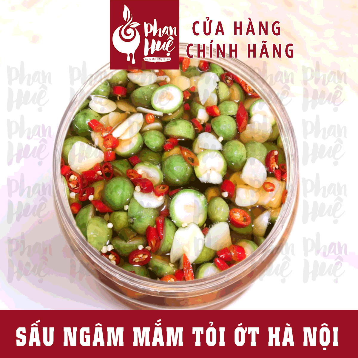 Sấu ngâm mắm tỏi ớt Hà Nội hũ 2Kg. Sấu Hà Nội chọn lọc, mắm xịn nguyên chất. đặc sản Hà Nội. Ăn là nhớ