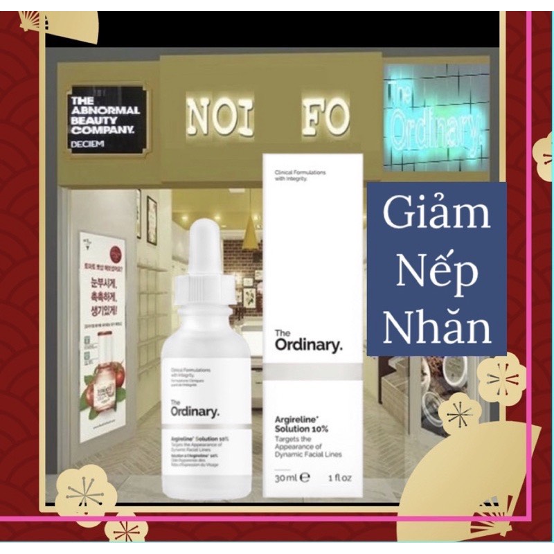 Voucher 12% - serum giảm nếp nhăn argireline solution 10%