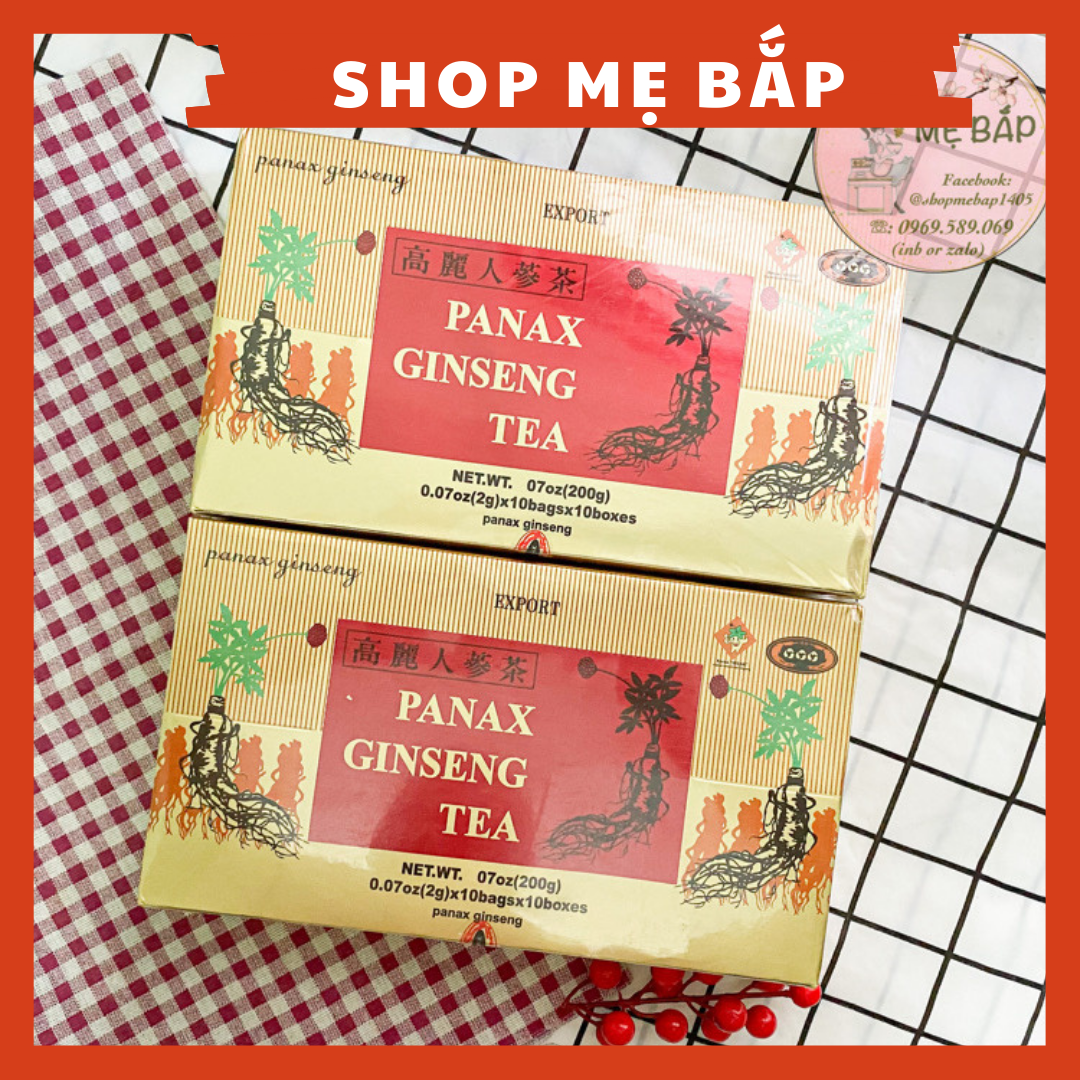 Chè sâm panax ginseng tea việt nam - shop mẹ bắp