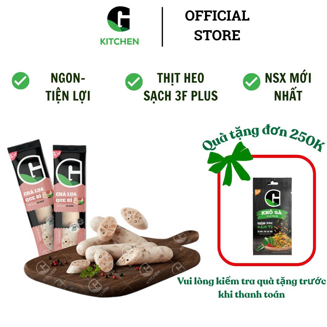 Chả lụa que bì G Kitchen 50g [giao nội thành]