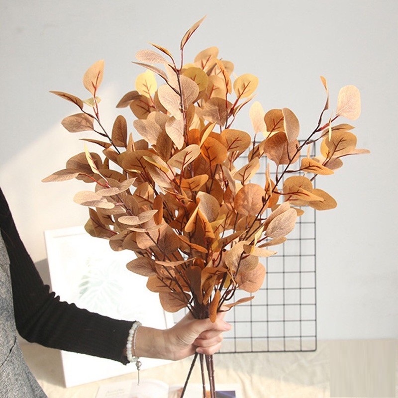 Lá bạch đàn size to đẹp, cành lá bạch đàn 013