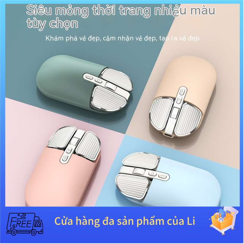 Chuột Bluetooth không dây, Chuột sạc không dây Bluetooth 5.1+2.4G, Chuột quang USB cho PC/Mac/Máy tính xách tay/iPad/Điện thoại di động/Máy tính xách tay/Máy tính bảng, Sạc chip USB