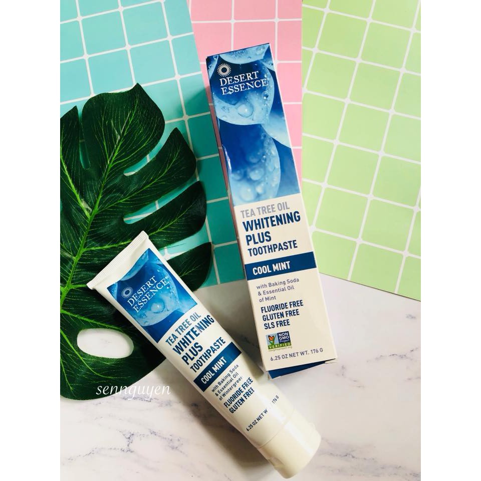 Desert Essence Whitening Plus Toothpaste Tea Tree Oil(176g)