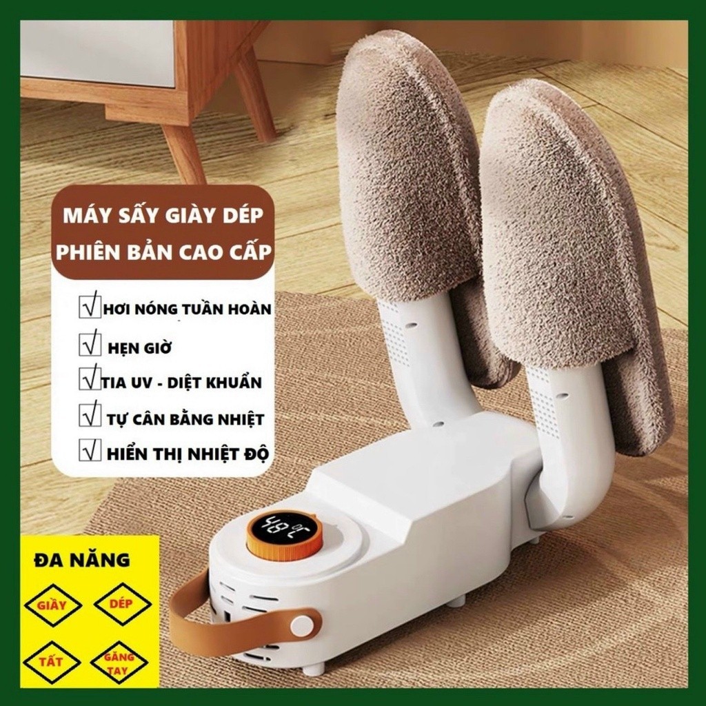 Máy Sấy Giày Dép Đa Năng Shoedryer, Diệt Khuẩn Bằng Tia UV, Hẹn Giờ ,Làm Khô Nhanh, Khử Mùi Thông Minh .Hàng Cao Cấp.