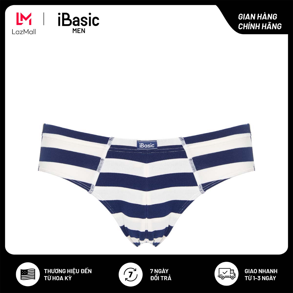Quần lót nam vải sợi tre bamboo brief iBasic PANM097
