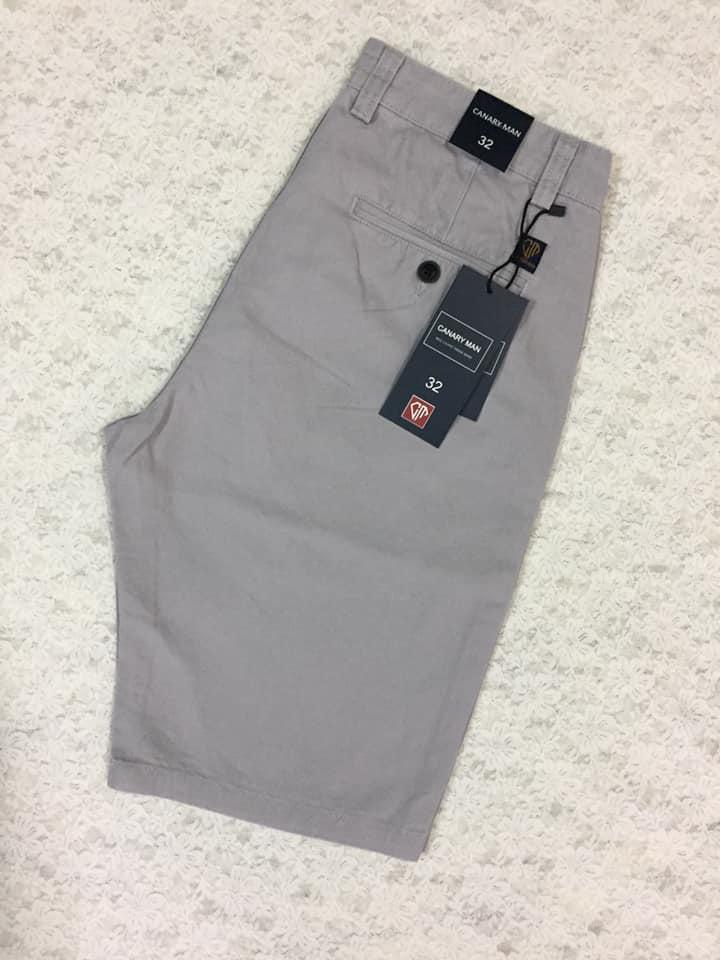 QUẦN SHORT NAM CAO CẤP MÀU XÁM NHẠT