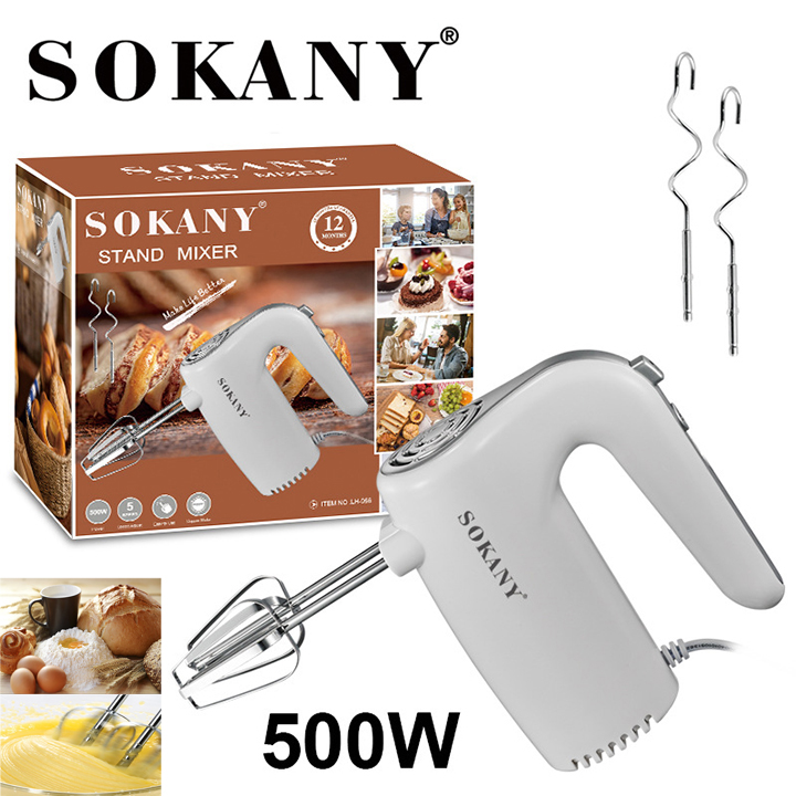 [HCM][ TOP BÁN CHẠY ] Mua Dụng Cụ Làm Bánh Mua Máy Trộn Bột-Máy Làm Kem-Máy Đánh Trứng Cầm Tay SOKANY Công Suất Lớn 500W Đa Năng Giá Cực Rẻ Chất Lượng Tốt Máy Siêu Bền Siêu Khỏe Đánh Trứng Cực Nhanh Tiện Lợi Vệ Sinh Dễ Dàng