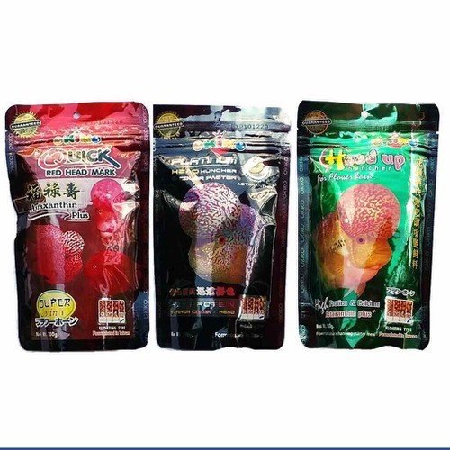 [Freeship+HCM+Luckyfish94]COMBO THỨC ĂN CHO CÁ LA HÁN OKIKO ĐEN XANH ĐỎ A006. GIÚP TĂNG ĐẦU, MÀU, CHÂU CHO CÁ LA HÁN