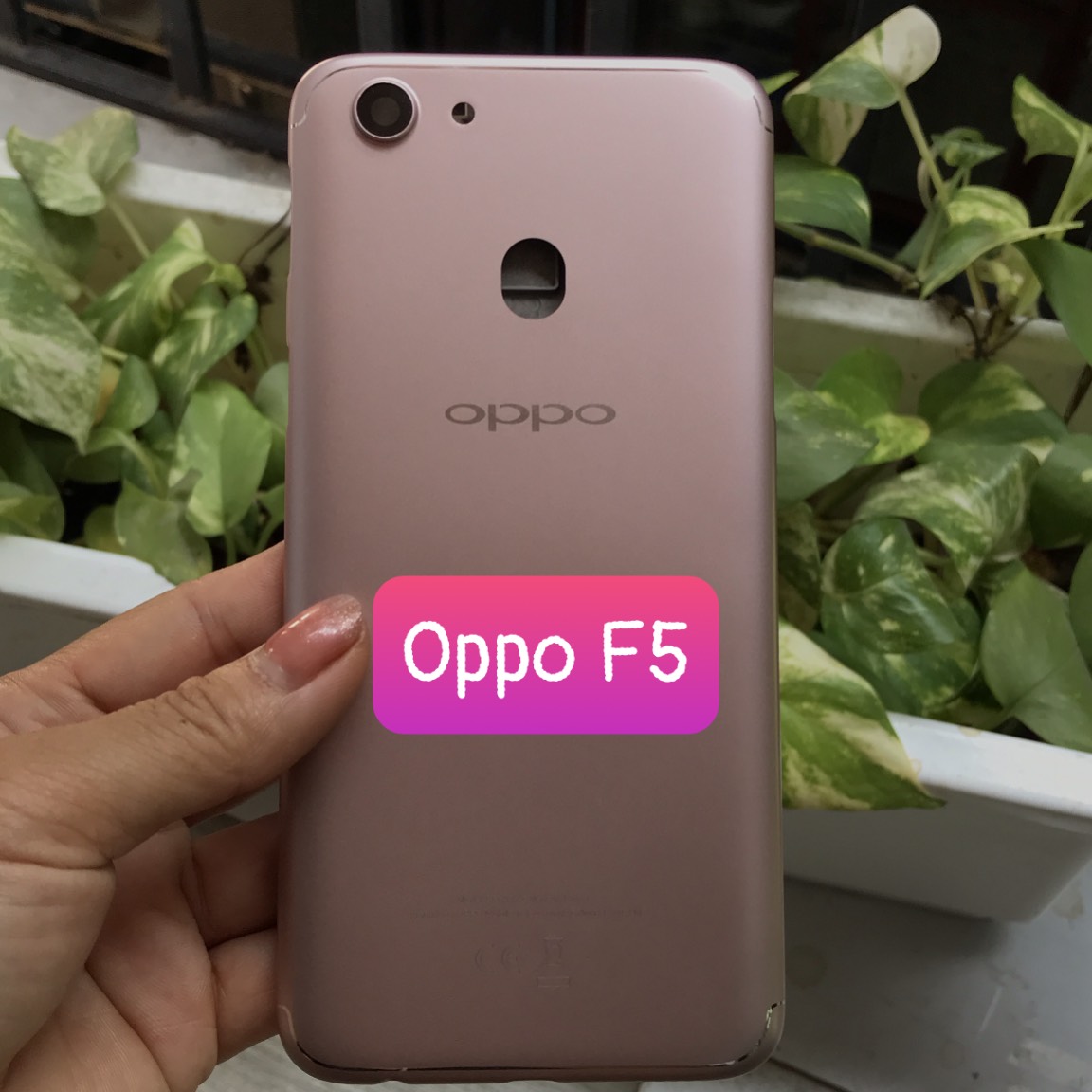 Bộ Vỏ Sườn Oppo F5 Zin Hàng Cao Cấp(kèm kính camera,nút bấm)