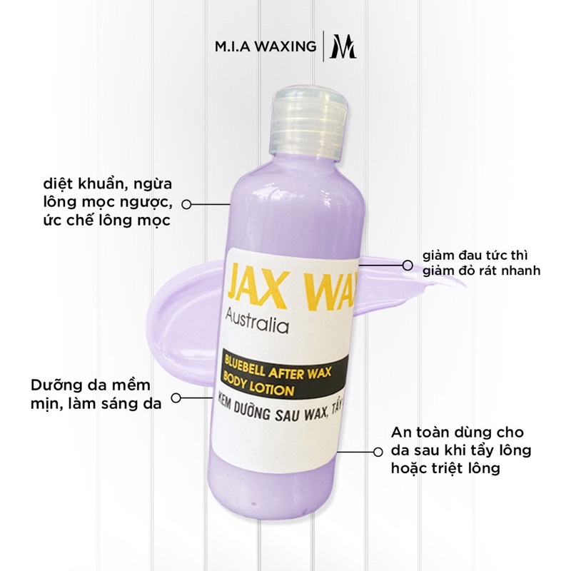 Kem dưỡng sau wax lông jax wax ngừa lông mọc ngược, giảm đỏ rát, se khít lỗ chân lông