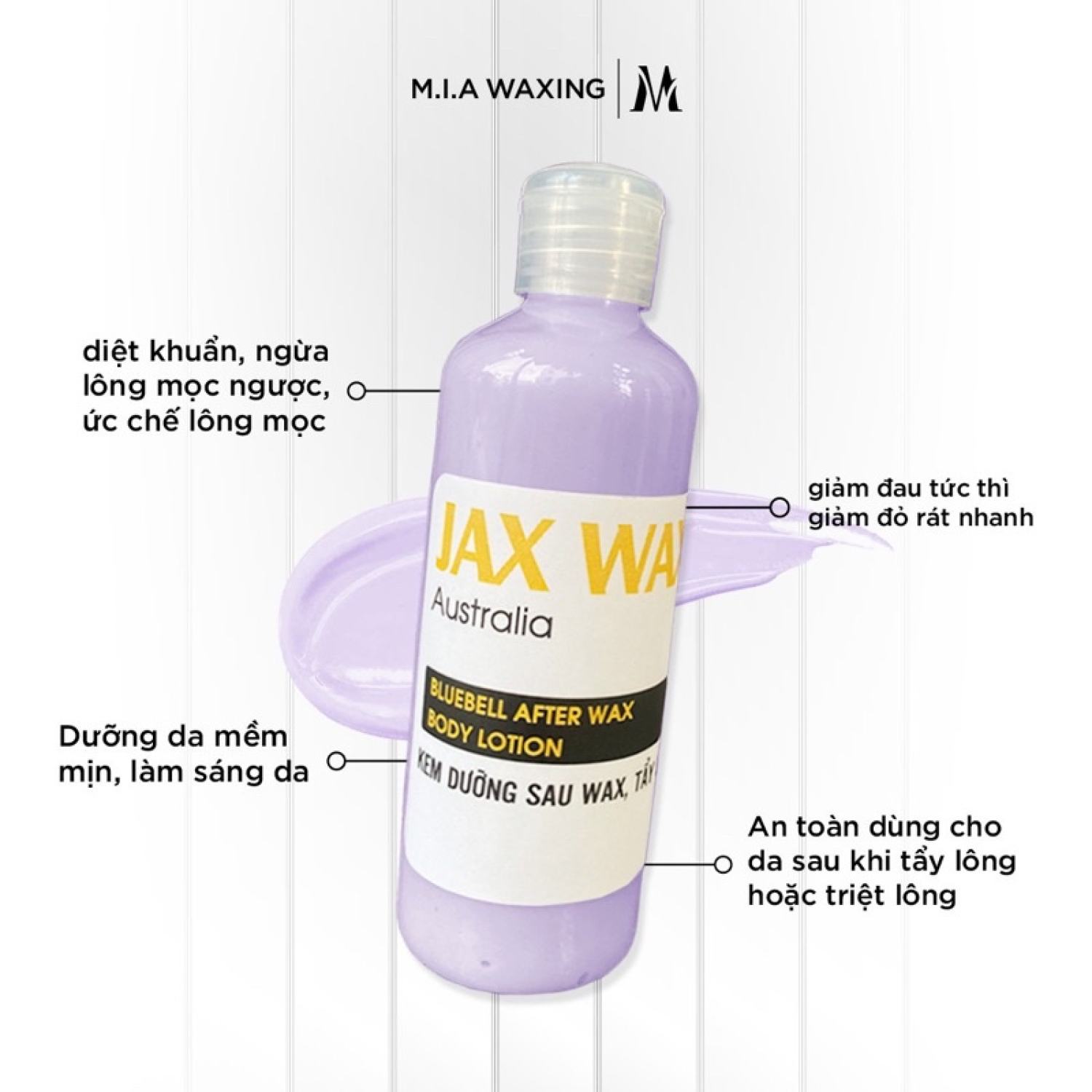 Kem dưỡng sau wax lông jax wax ngừa lông mọc ngược, giảm đỏ rát, se khít lỗ chân lông