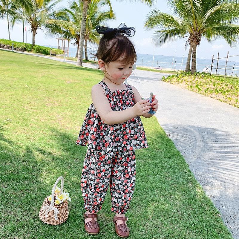 Set bộ 2 dây chéo quần boom siêu dễ thương