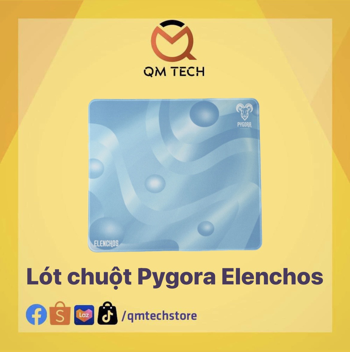 Mew - lót chuột gaming pygora elenchos control - qmtech store
