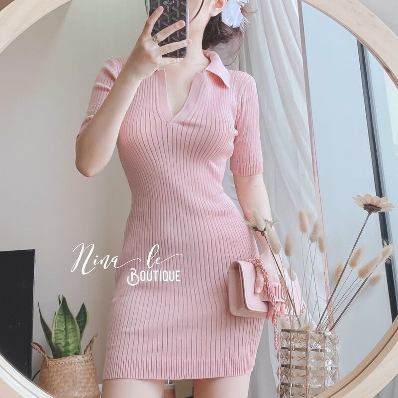 Đầm Polo Nữ Dáng Ôm - Váy Nữ Ngắn Body