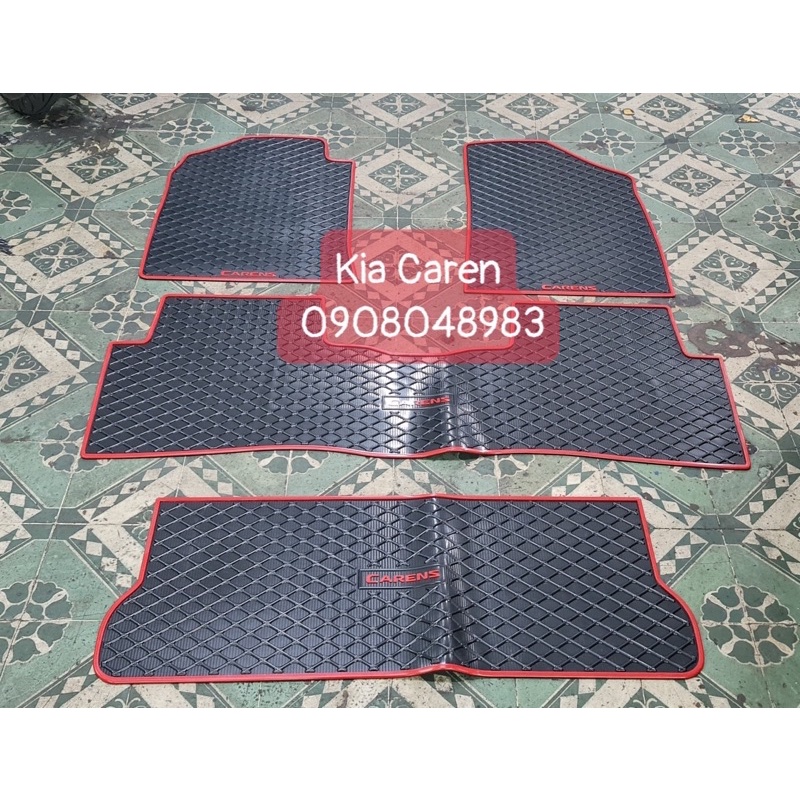 Thảm cao su 3d xe kia caren