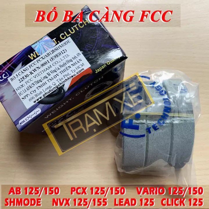 Bố 3 càng cho xe honda vairo 125 150, pcx, sh mode loại càng dài bám chuông tốt bố ba càng búa côn fcc