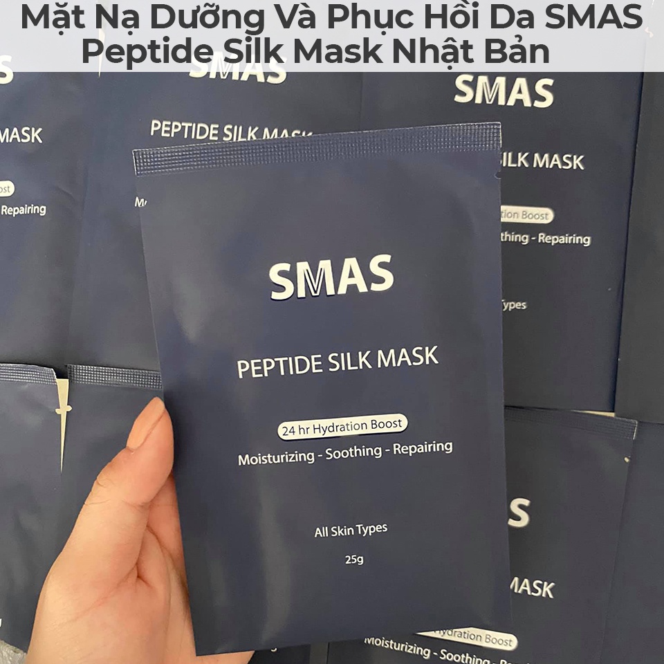 Mặt nạ smas peptide silk mask cấp ẩm làm dịu da