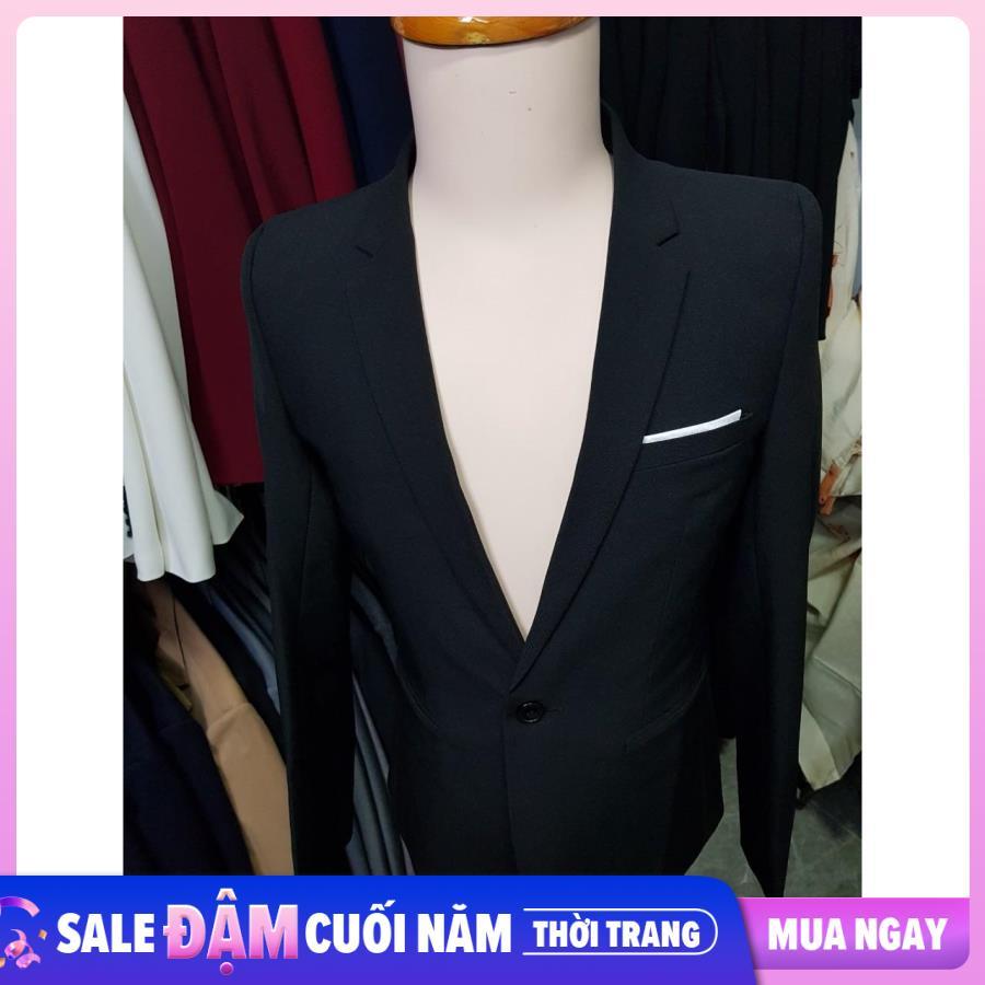 [HCM]Áo vest nam màu đen ôm body mẫu trơn đơn giản