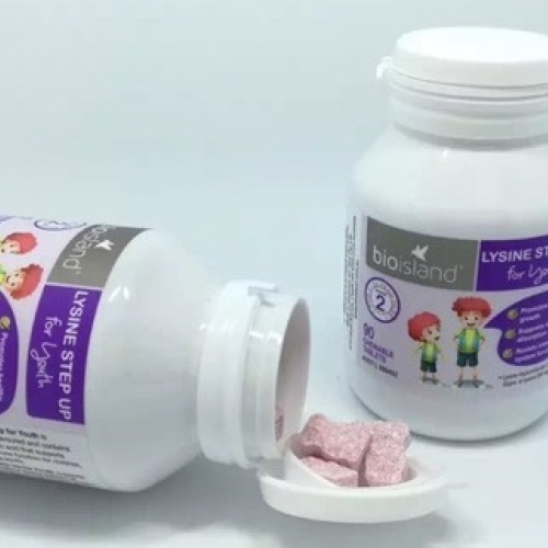 Viên bio island lysine của úc cho trẻ từ 6 tuổi trở lên, 60 viên