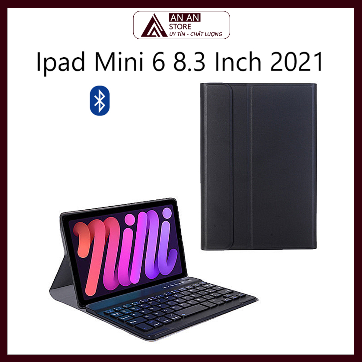 Bao da kèm bàn phím cho ipad mini 6 8.3 inch 2021 bluetooth