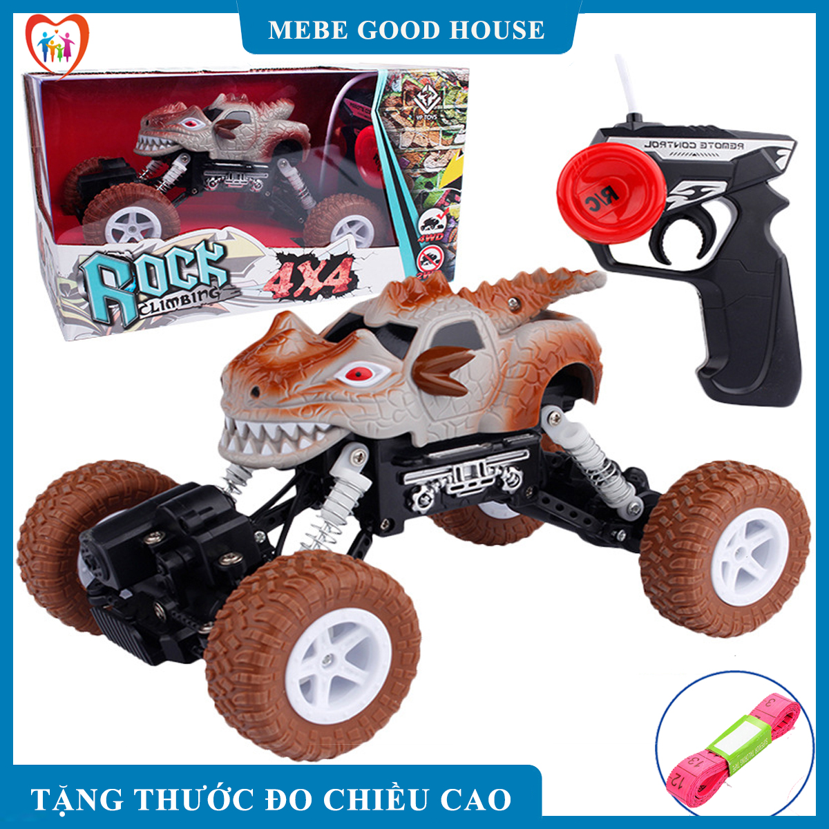 [7-11/12 VOUCHER 8%]Xe điều khiển từ xa Monster kiểu dáng siêu ngầu, Món quà đặc biệt tặng các bé