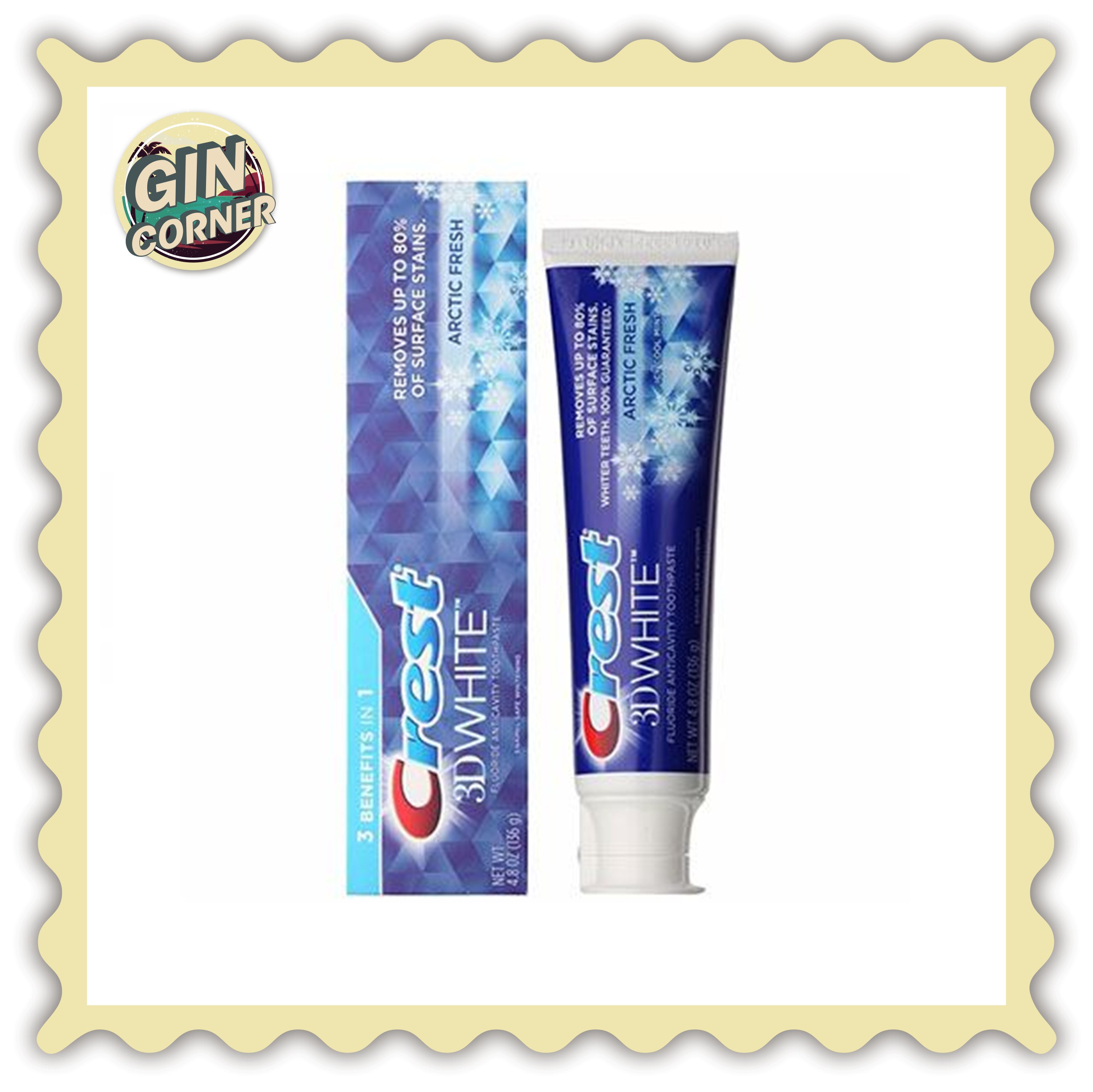 Kem đánh răng trắng sáng Crest 3D White Arctic Fresh 135ml