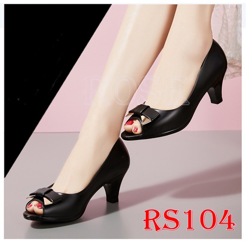 Giày Búp Bê Hở Mũi RS104