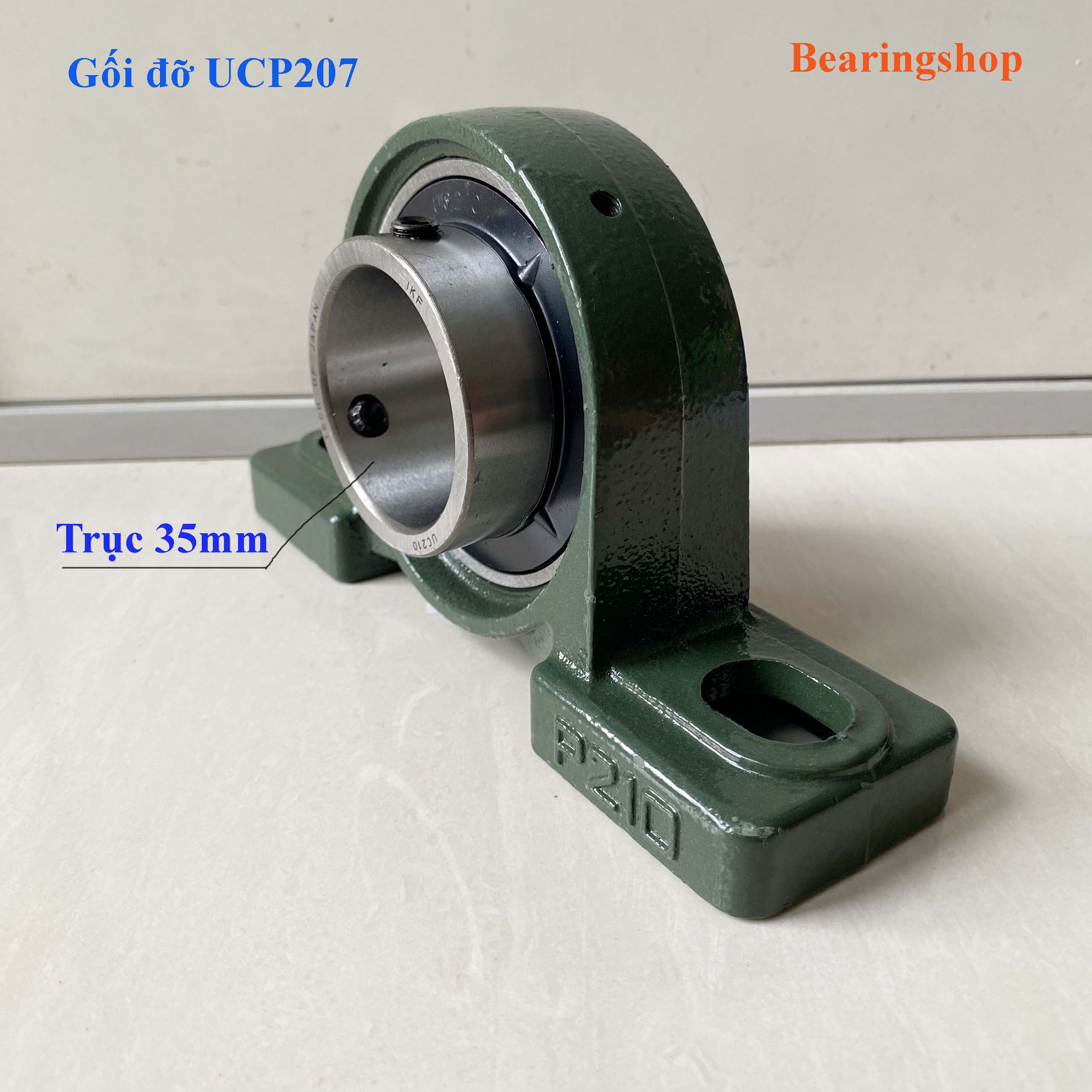 [Khuyến mại] Gối Đỡ Vòng Bi Trục 35mm, Gối đỡ trục 35mm dùng cho mô tơ, động cơ điện, máy cưa gối đỡ UCP207