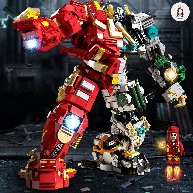 Mô hình lắp ráp Hulkbuster nửa người nửa máy 15013