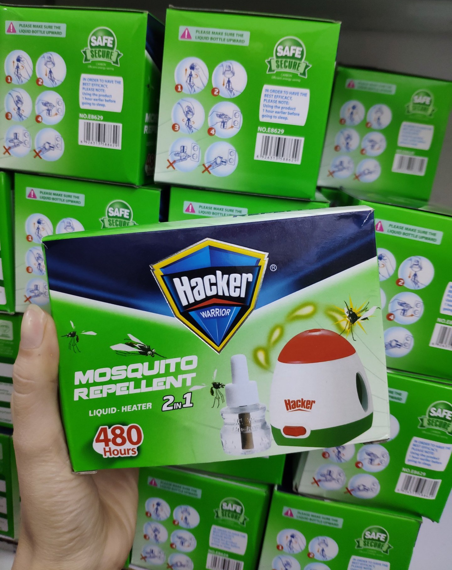 MÁY ĐUỔI MUỖI XÔNG TINH DẦU HACKER [TẶNG LỌ TINH DẦU XỊN] Bảo vệ Bạn Và Gia Đình Khỏi Côn Trùng Hiệu Quả- MÁY XÔNG HƠI ĐUỔI MUỖI AN TOÀN CHO CẢ GIA ĐÌNH