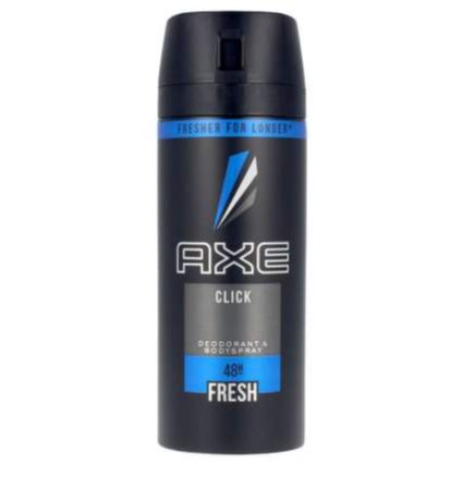 (hcm]xịt khử mùi cho nam deodorant body spray axe click 48h, 150ml.