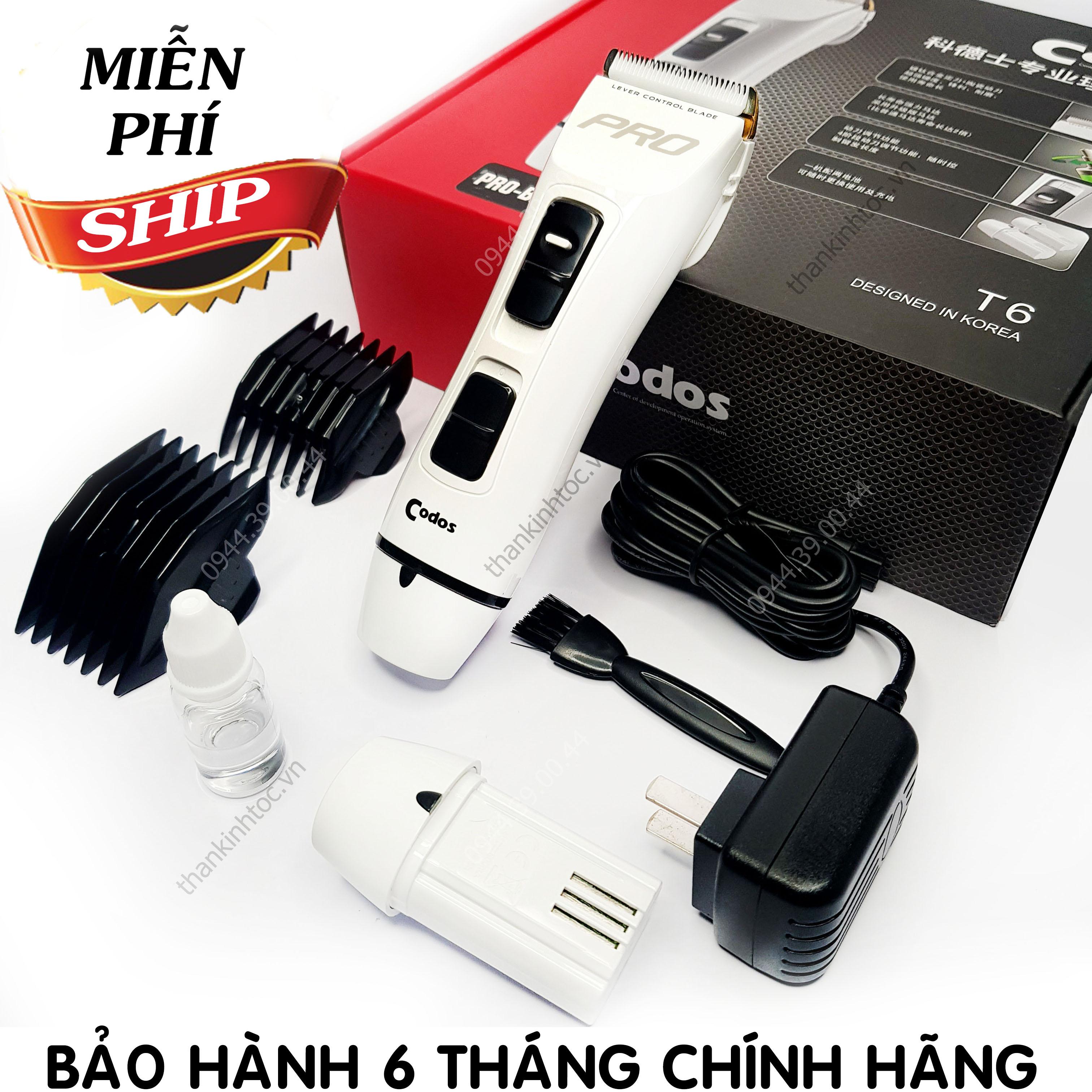 Máy tông đơ, tông đơ cắt tóc. tăng đơ cosdos t6 thiết kế tinh tế, lưỡi cắt sắc, không gỉ sét mang đến cho bạn mái tóc đẹp và ấn tượng