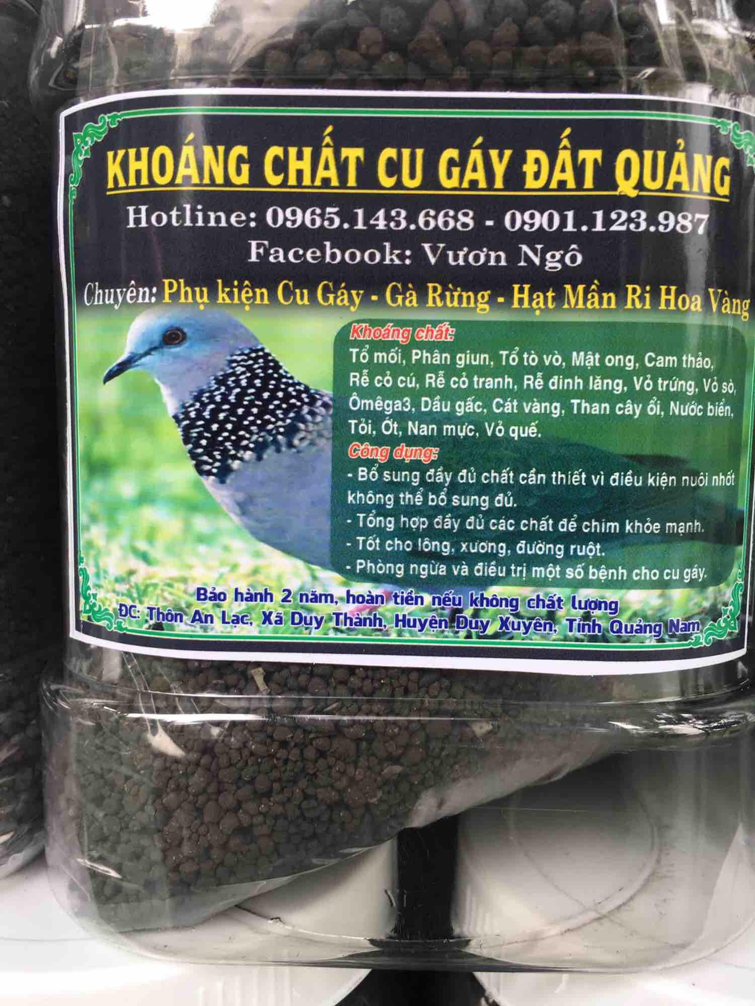 Khoáng Chất Cao Cấp Cho Cu Gáy