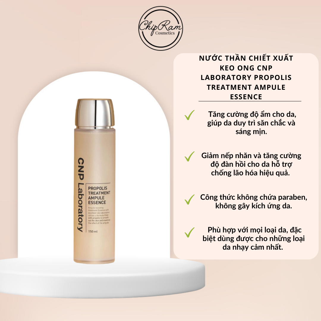Nước thần keo ong dưỡng da căng mịn CNP Propolis Treament amplute Essence