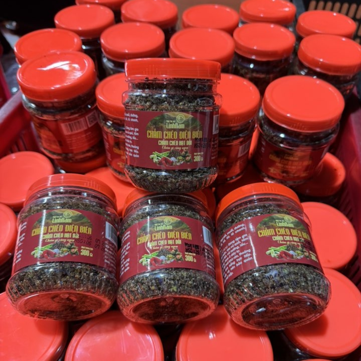 Muối chẩm chéo hạt dổi Linh Nam Điện Biên (300g) đặc biệt Tây Bắc chuẩn vị. Chẩm, chẳm chéo khô ướt Tây Bắc