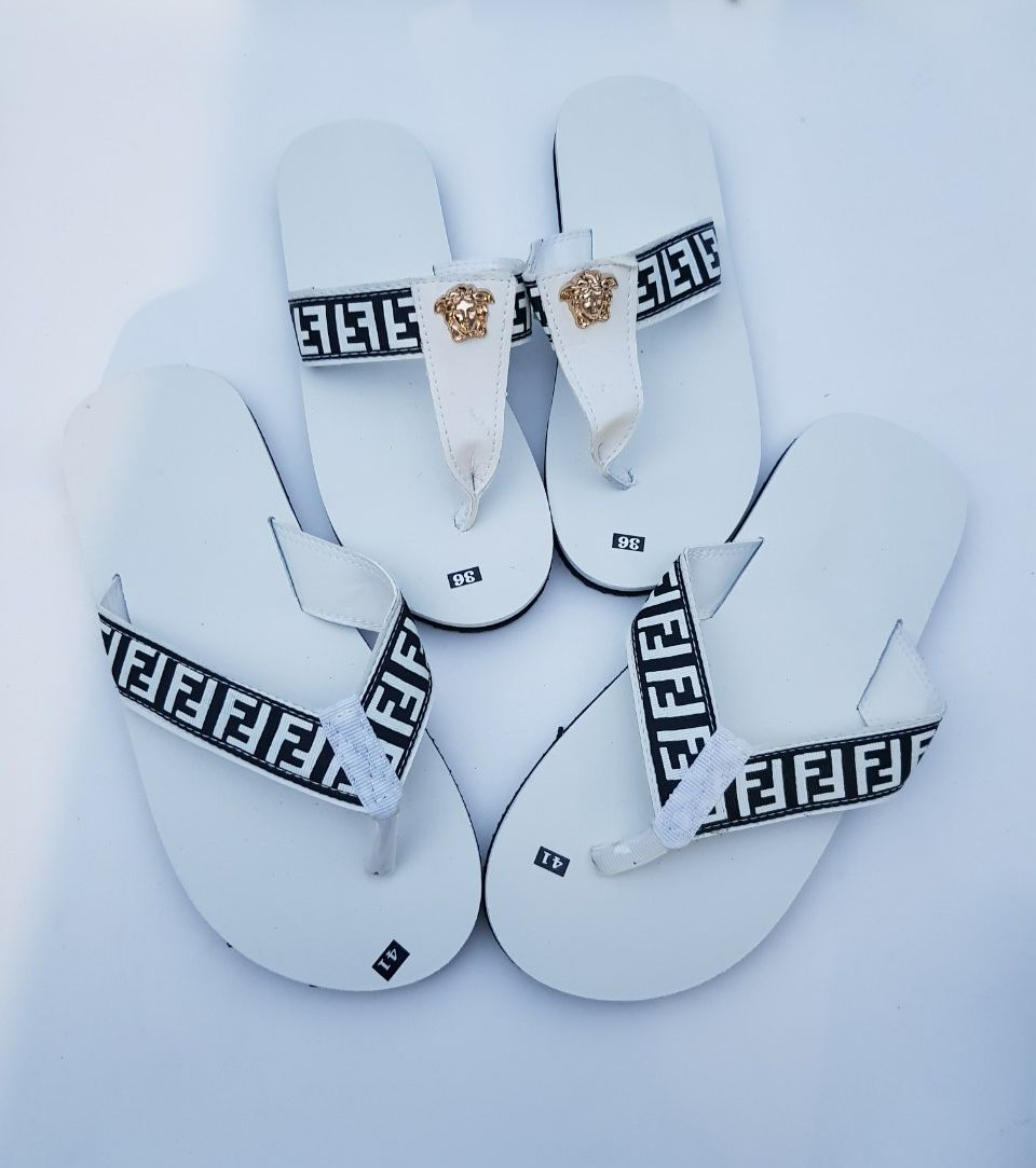 [FREESHIP + HOÀN TIỀN 50K] Combo dép sandanl đồng nai ( đế trắng quai trắng )