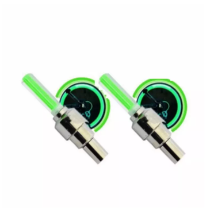 Bộ 2 đèn led gắn van xe máy xe đạp - màu xanh dương