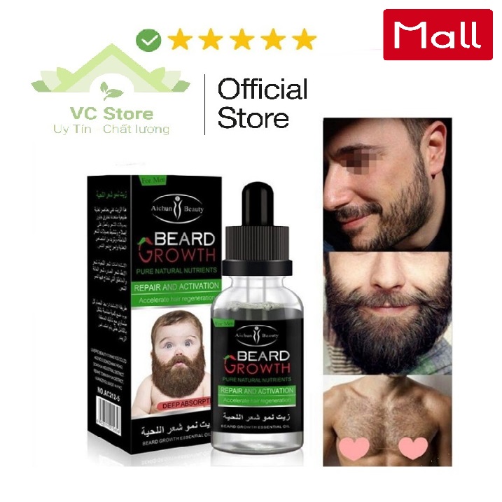 Serum Kích Mọc Râu Aichun Thái Lan Cho Nam - Mẫu mới