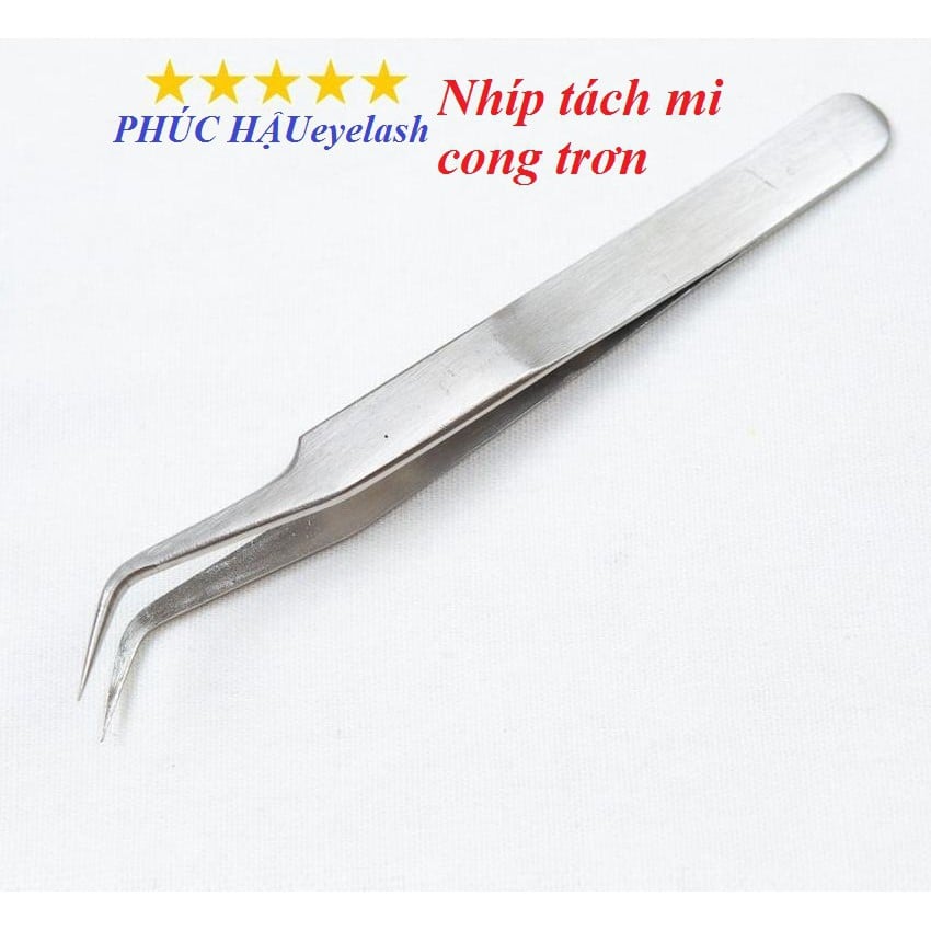 Nhíp tách mi cong trơn dùng để tách, nối mi classic