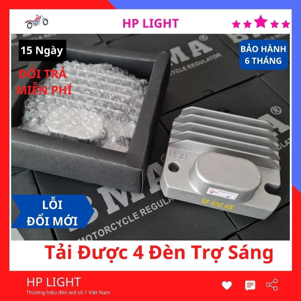 Sạc độ xe máy hsb lắp wave sirius dream và nhiều dòng xe khác chính hãng bma