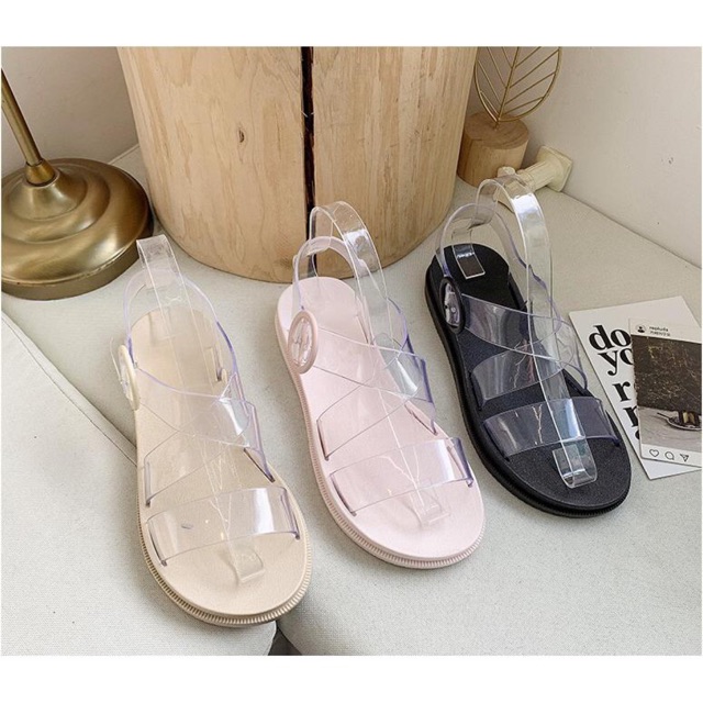 Dép sandal độn đế quai trong siêu nhẹ đi chơi phong cách Hàn Quốc, sản phẩm tốt, chất lượng và độ bền cao, sản phẩm cam kết như hình