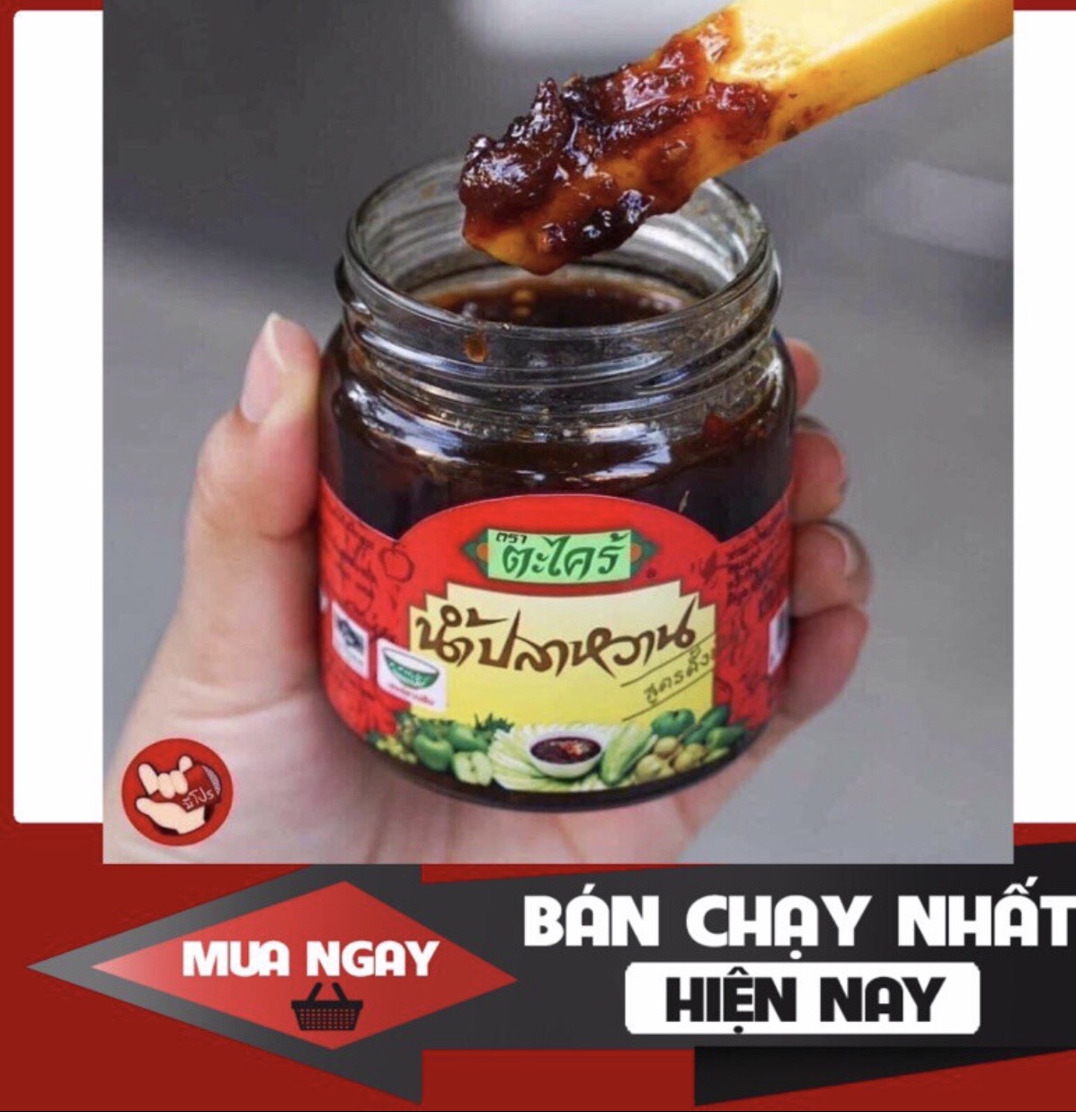 Sốt mắm chấm trái cây namplwan thơm ngon - hàng thái lan