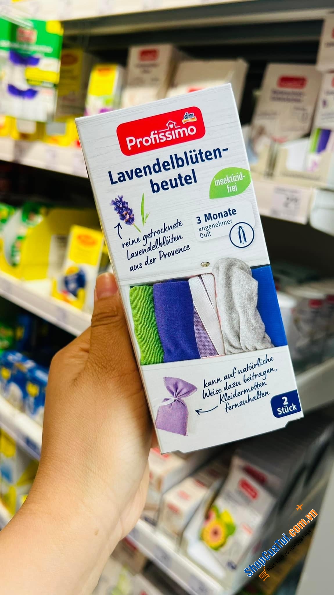 Bộ 2 túi thơm lavender Profissimo