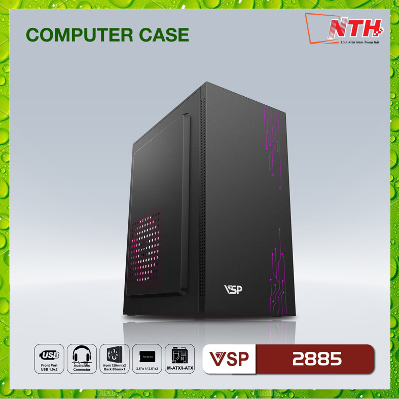 Vỏ case máy tính vsp 2885